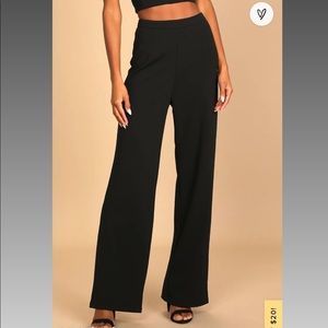 Black One-Shoulder Two-Piece Jumpsuit